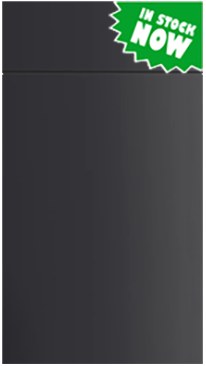Matte Charcoal Black cabinet door style
