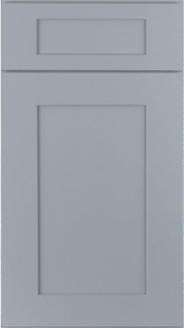 Shaker Gray Finish cabinet door style