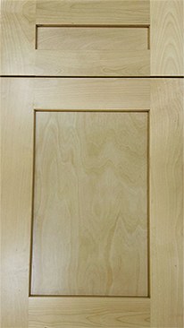 Shaker Natural Wood cabinet door style
